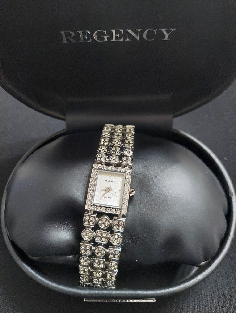 Regency Crystal Rhinestone Watch - Picture 3 of 4